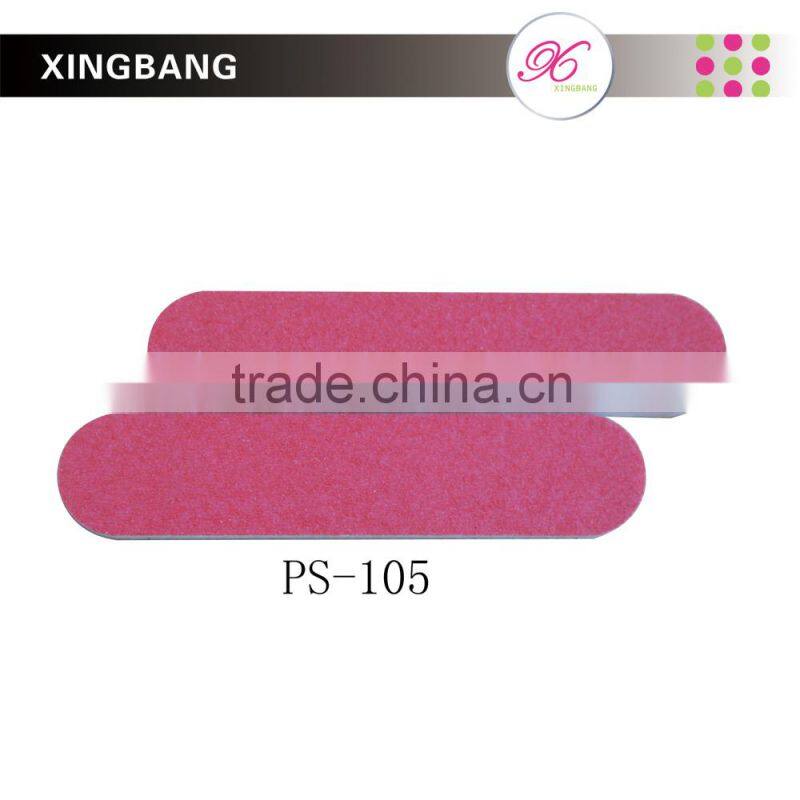 nail file, trimmed emery board file for nail care with oval shape