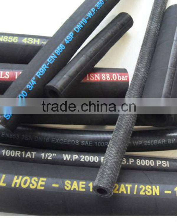 SAE 100 R2 AT/ EN 853 2SN Two Steel Wire Braided Excavator Hydraulic Hose
