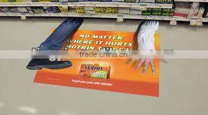 custom printing removable floor sticker