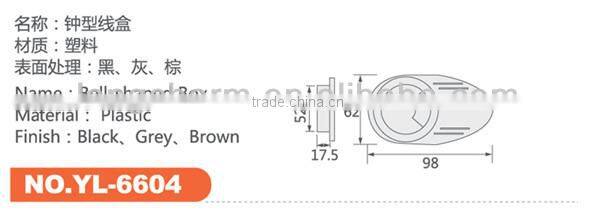 table cable hole cover with diameter 60mm cable grommet