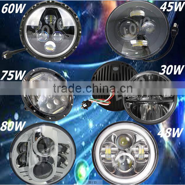 truck parts round brackets for jeep headlight 7 inch new led headlight bracket