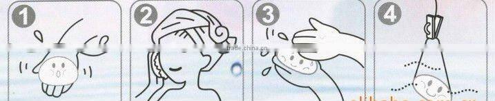 2012 New Color Natural Facial Puff