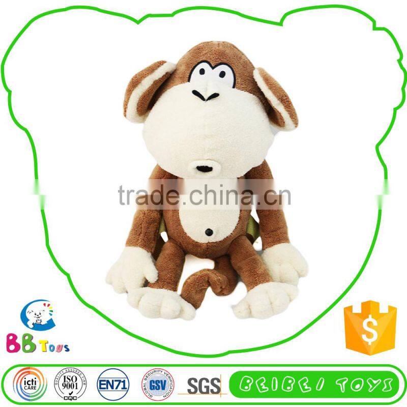 Factory Driect Sale Funny Meng Monkey Backpack