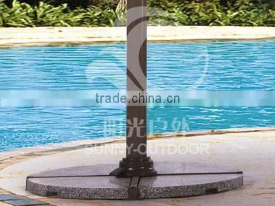 Outdoor Pool Parasol rome umbrella 350cm double top patio side umbrella