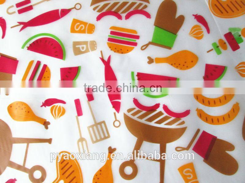 double layer plastic flannel tablecloth