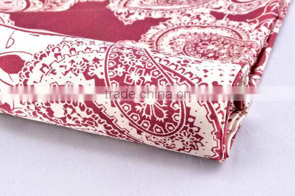 Mulinsen Textile Woven Stretch Polyester floral printed satin fabric