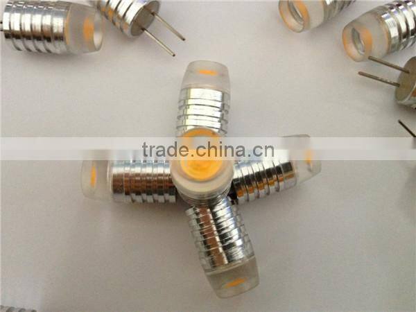 12V DC 1.5W cob g4 led light 2years warranty
