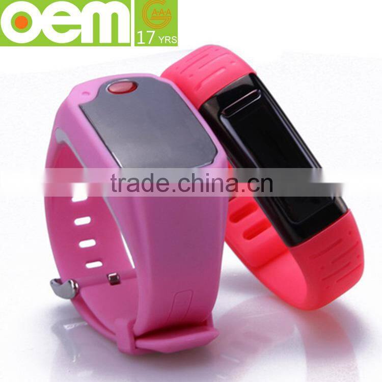 top grade kids gps tracker silicon bracelet