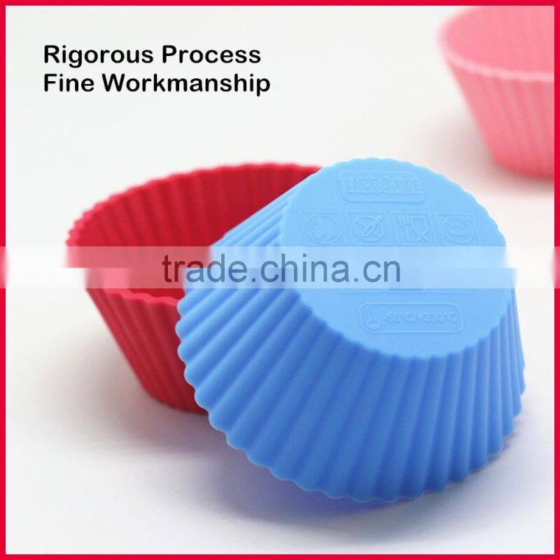 New Colorful Baking Tools Silicone Cup Mold