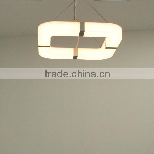 TIWIN high quality 28w 100-240V HEXI series fashion simple design Cool white led pendant lights for home Dining room