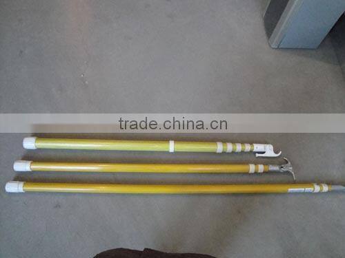 Telescopic High Voltage Operating Rod Stick, Fiberglass Hot Stick