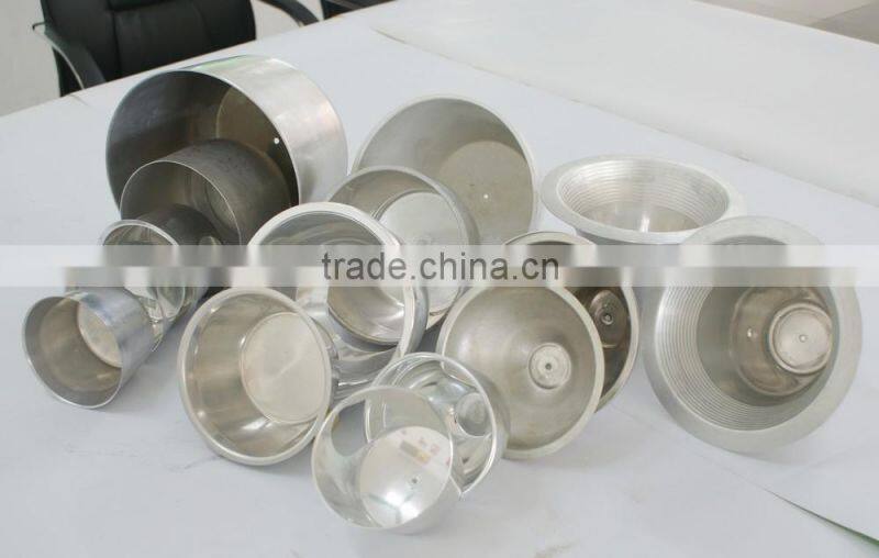 lamp shade and table lamp metal spinning product (metal spinning CNC machine for Lighting ware )