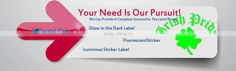 Self-adhesive fluorescent paper fluorescent night glowing sticker, luminous label, fluorescent sticker paper