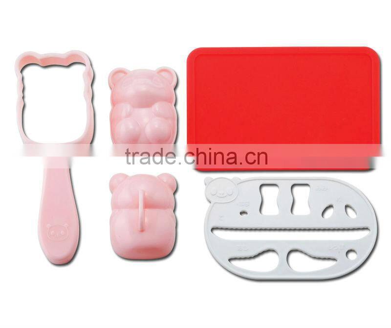 japanese rice tool makers baby animal toy cake cooker kitchenware bento lunch boxes gift onigiri mold baby panda onigiri set