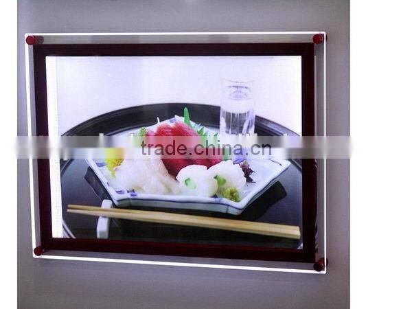 Newest promotional led menu board box