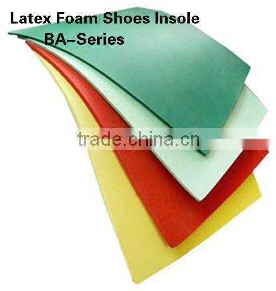 (BA-Density 25),3mm, Latex foam shoe insole / Latex foam sheet