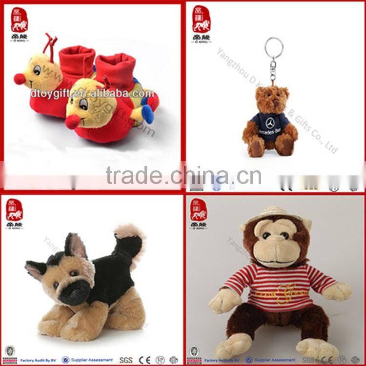 lovely bear baby plush toys handbell manufacture