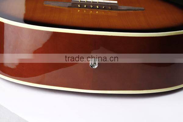 39inch vintage guitar spruce acoustic electric guitar