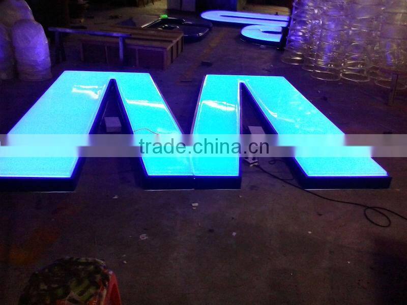 Acrylic vacuum forming letter billboard