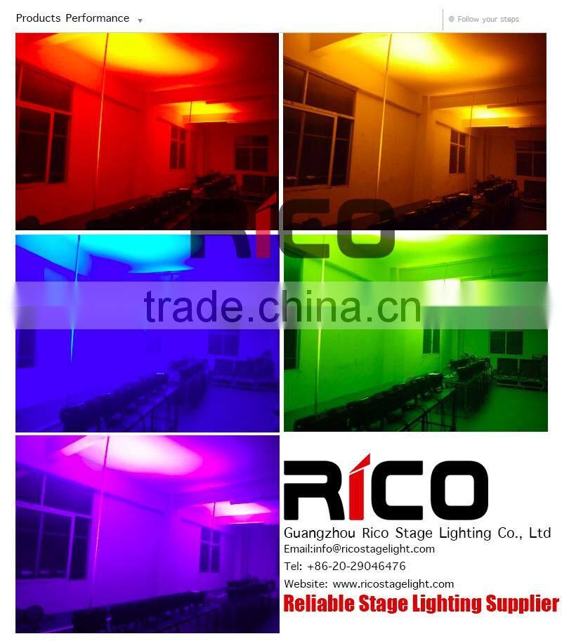 outdoor ip65 20x15w rgbwa amber wash light colour changing led night light