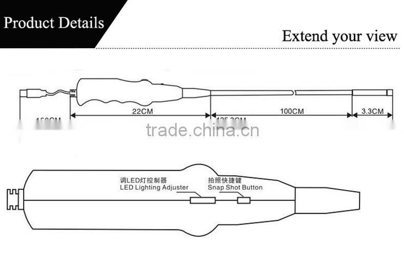 Waterproof Diameter 5.5mm Pipe Inspection Camera USB Borescope