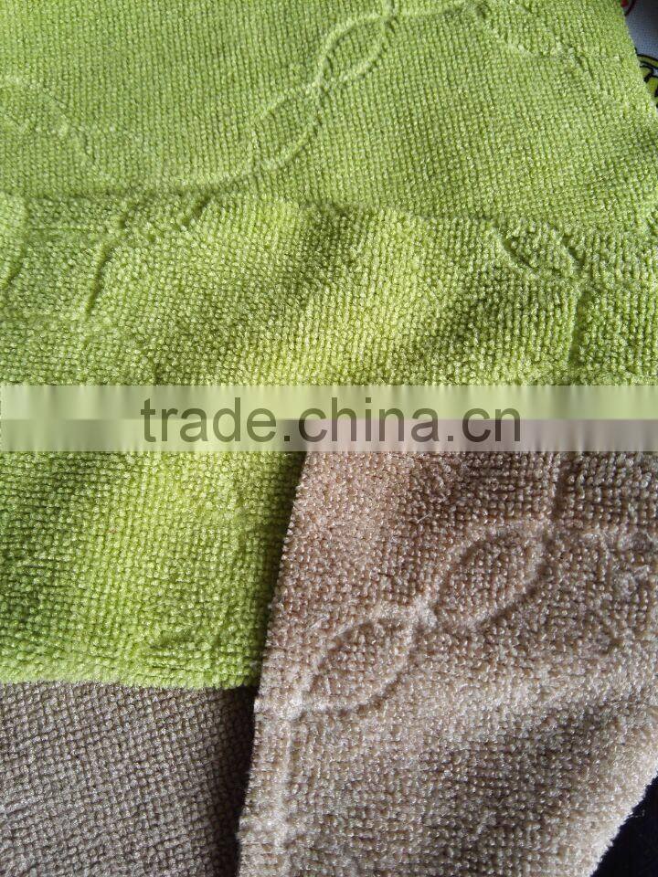 warp knitted printed cleaning cloth