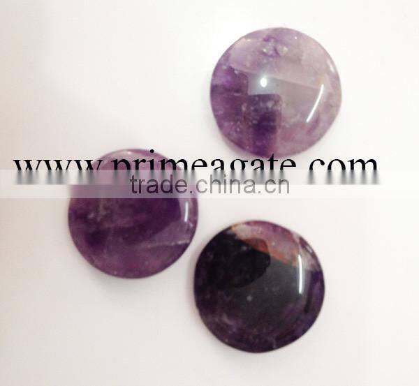Amethyst Discs | Wholesale Discs From Prime Agate Exports | India