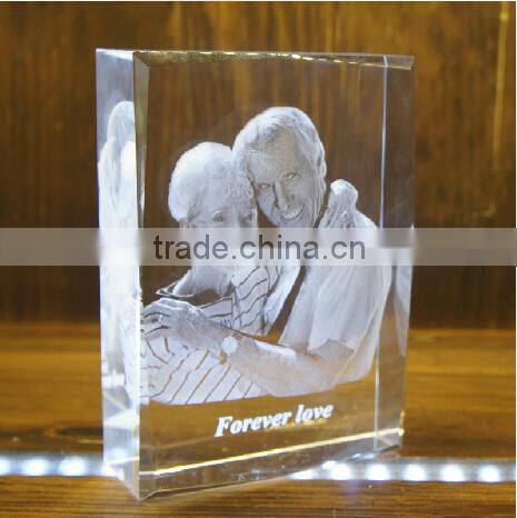 2016 New design great crystal table clock
