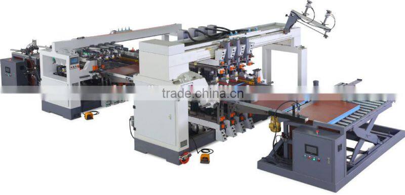 Automatic boring machine production line