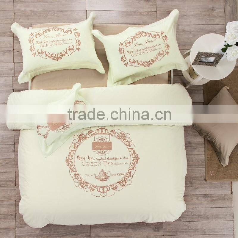 2015 China comfortable cheap bedding set king size hotel bedding set modern wholesale beds china bedroom sets