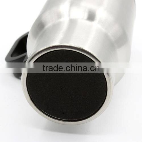 12V 450ml Stainless Steel Car Heated Cup Electronic Thermal Travel Mug Insulation Silver