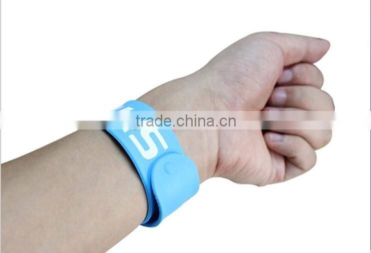 New Design Custom Mens Long Silicone Slap Bracelets Manufacture Price Wholesale