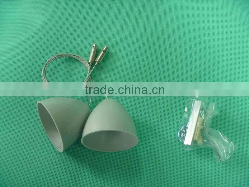 Suspended fixture in office meeting room