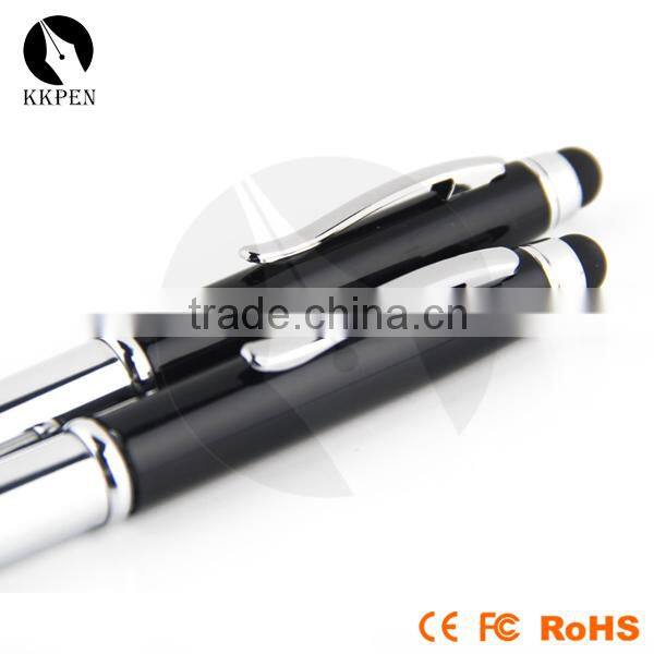 white stylus touch pen screen cleaner pen brush touch pen