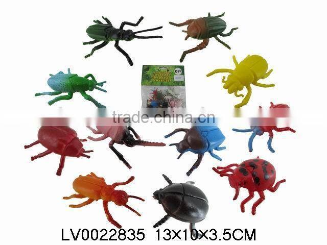 Simulation plastic animal toys small flying insect toys 14 IN 1
