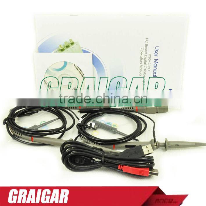 HOT SALE ! Hantek DSO-2150 150MSa/s 60MHz PC Base USB Digital Storage Oscilloscope Virtual Oscilloscope dso2150 2CH