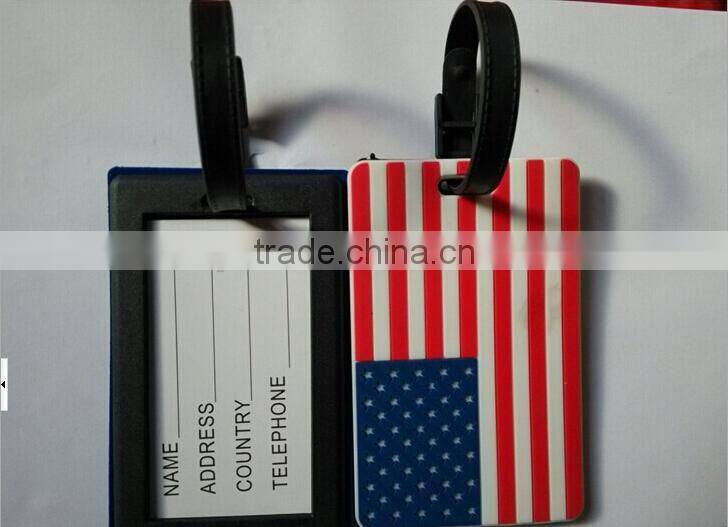 Full Color Print hard plastic Luggage Tag