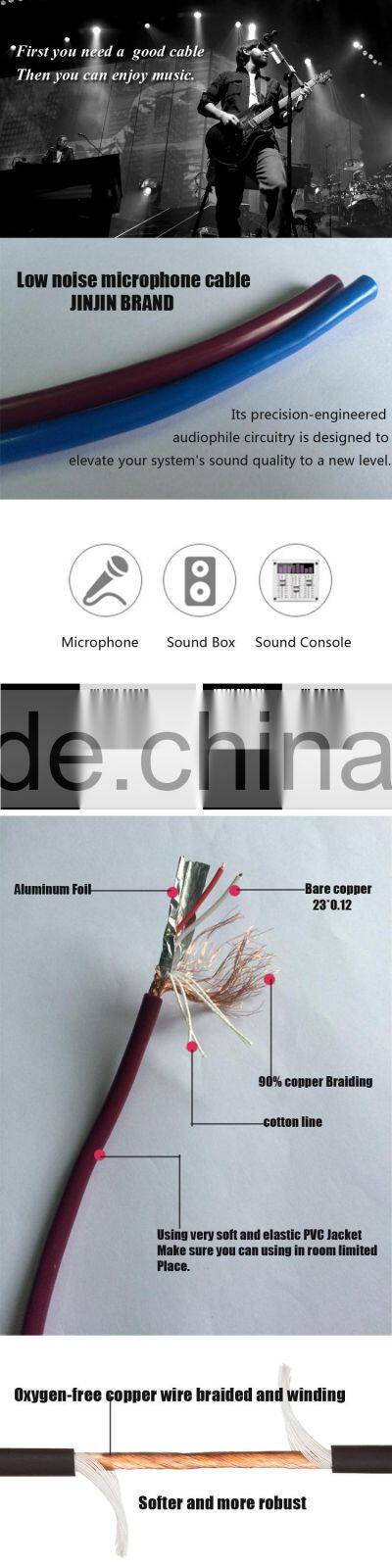 100% Braiding Coiled Headphone Microphone Cable