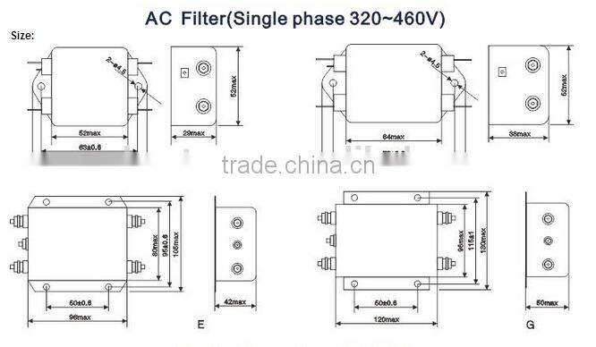 Importers in india good choice 3 phase frequency converter 2.2kw output filter