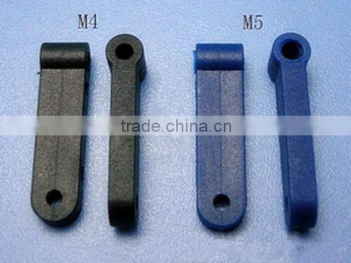 RC Aircraft Parts 2pcs/pack Nylon Arms Black / Blue Color Nylon Large Rocker Arm