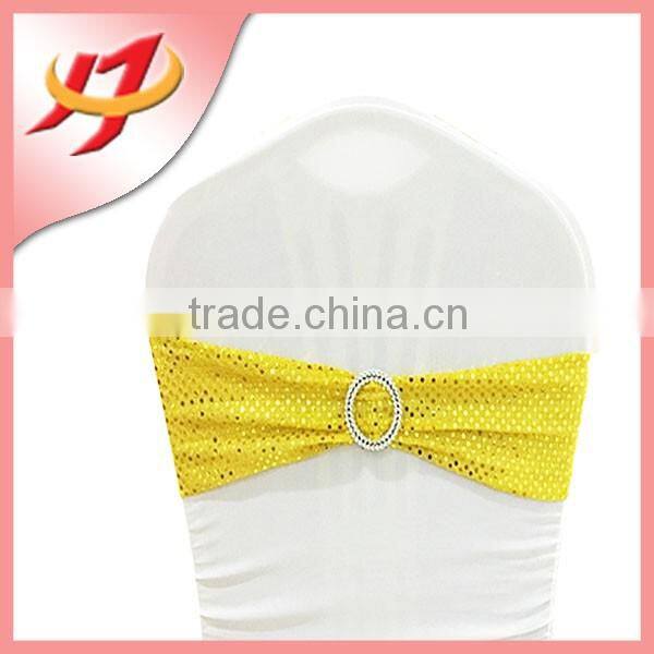 Hot sale sequine Chair top Covers for weddings
