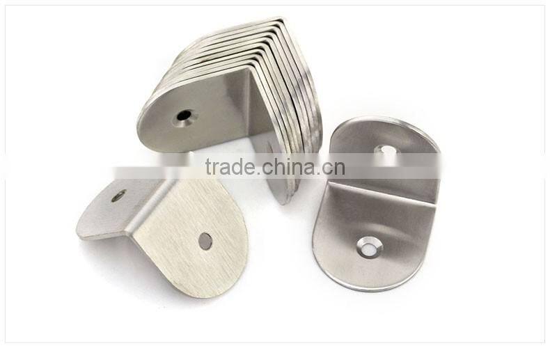 Stainless steel 90 degree furniture corner brackets of angle corner bracket