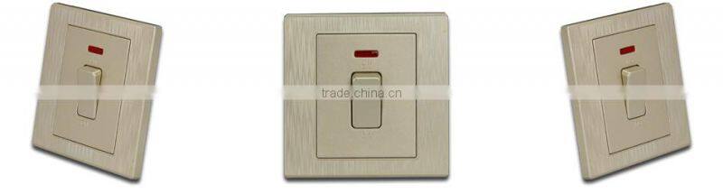 woven gold finish two gang one/two way wall switch arbitrary point