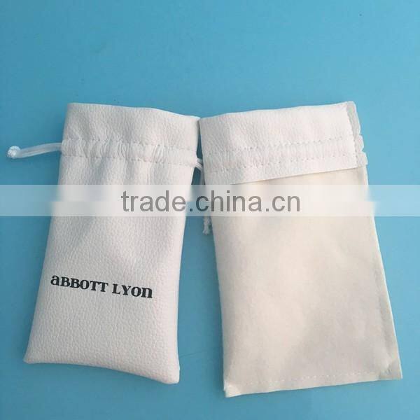 custom handmade leather bag with logo printed