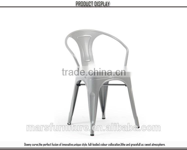 Modern design kitchen cheap cafe chair metal