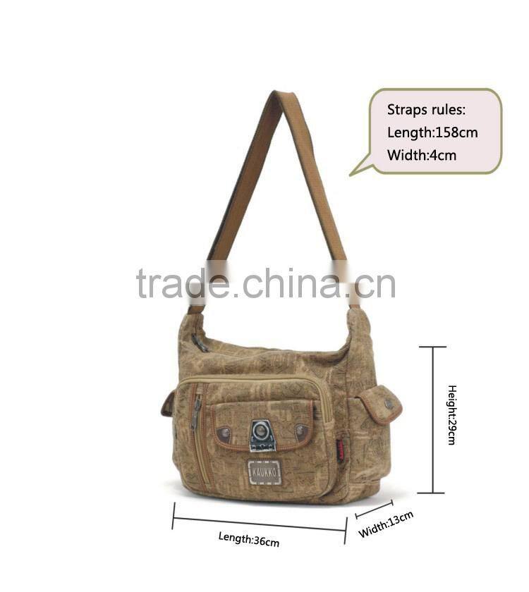 Retro Canvas Messenger Bag Travel Messenger Bag Men Canvas Crossbody Bag Men Shoulder Bag Canvas Sling Bag For Boys