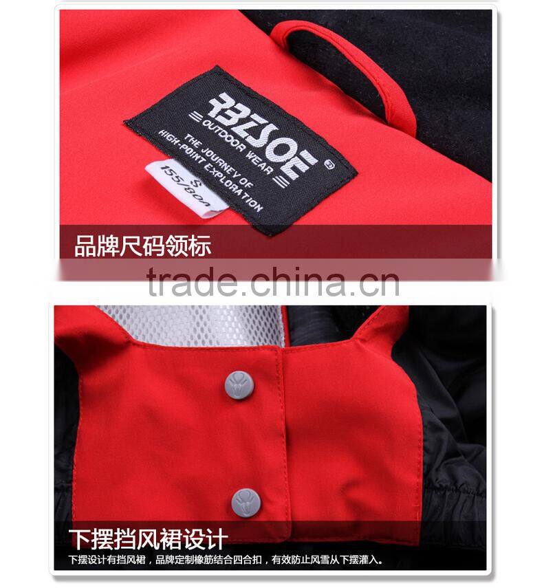 Manufacturer 2015 women fashion girls plus size ski jacket