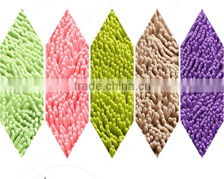 custom polyester microfiber shaggy bathroom rug