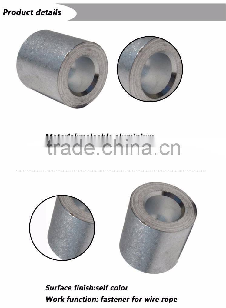 Aluminium stop buttons