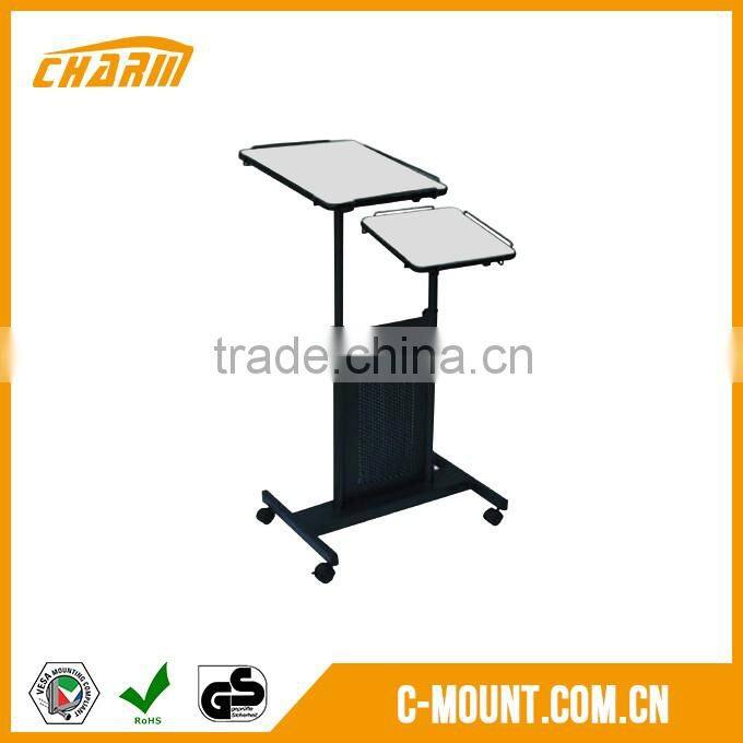 Wooden Height Adjustable Projector Trolley
